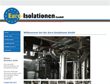 Tablet Screenshot of euro-isolationen.ch